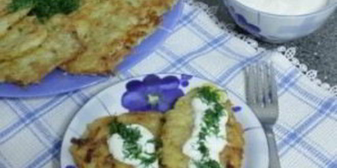 Рецепт драников с чесноком