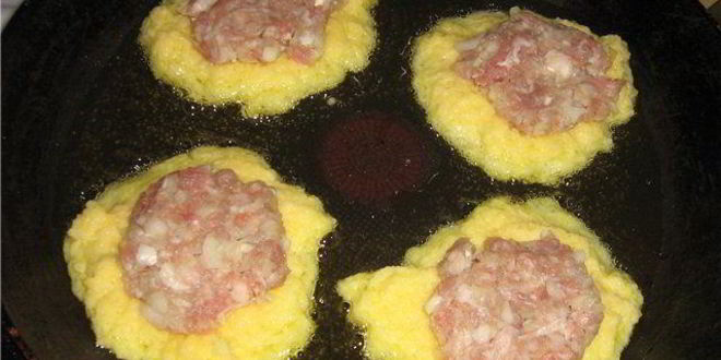 Рецепт драников с фаршем