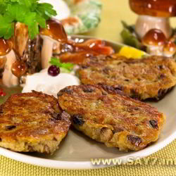 Рецепт Драников с грибами