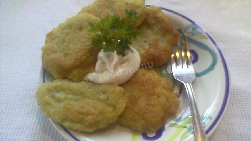 Рецепт драников с манкой