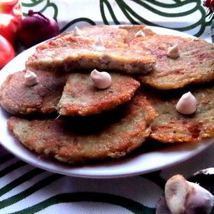 Рецепт Драников с мясной начинкой