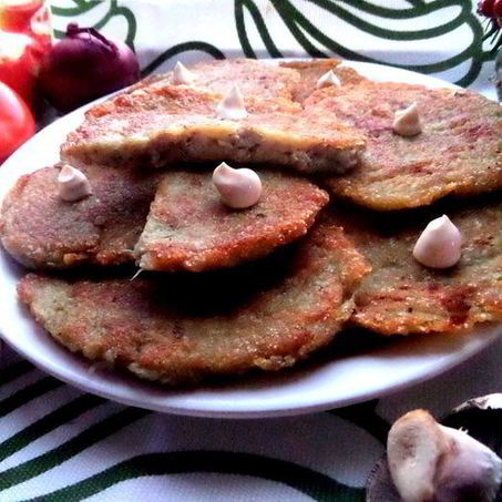 Рецепт Драников с мясной начинкой