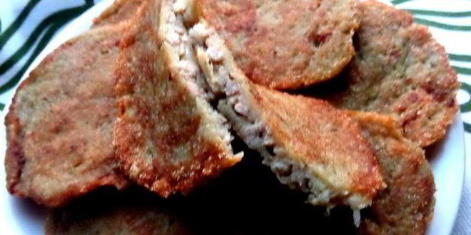 Рецепт драников с мясной начинкой