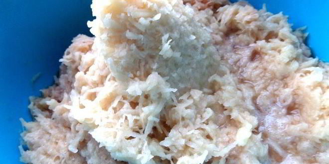 Рецепт драников с мясной начинкой
