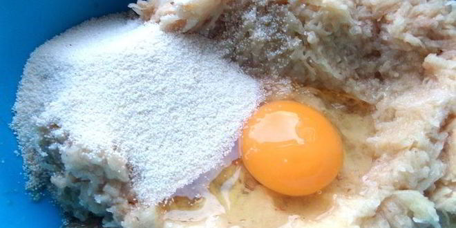 Рецепт драников с мясной начинкой