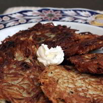 Рецепт Картофельных драников с грибами