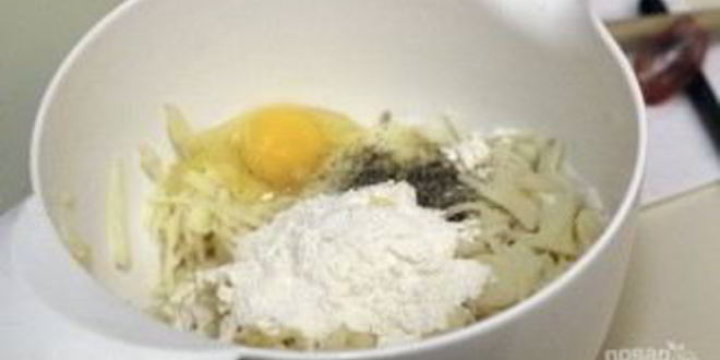 Рецепт картофельных драников с грибами