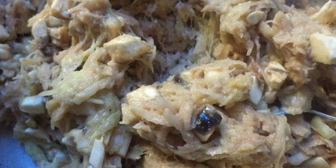 Рецепт картофельных драников с шампиньонами и кабачком