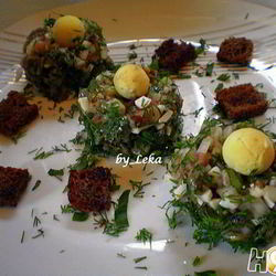 Рецепт Форшмака по-норвежски Птичьи гнезда