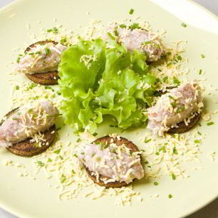 Рецепт Форшмака с плавленым сыром и морковью