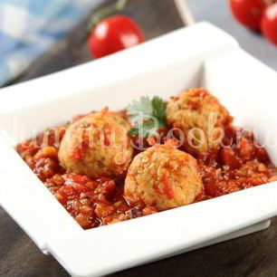Рецепт Фрикаделек с овощами в томатном соусе