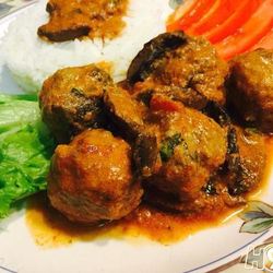 Рецепт Фрикаделек в грибном соусе