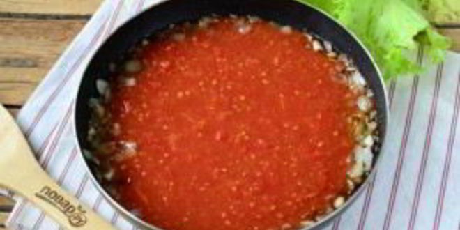 Рецепт пасты в томате с фрикадельками