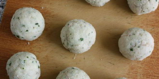 Рецепт рыбных фрикаделек с соусом айоли