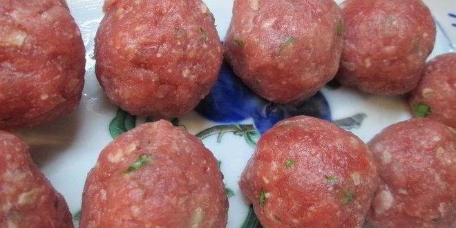 Рецепт шашлычков-фрикаделек в ленточках из цукини