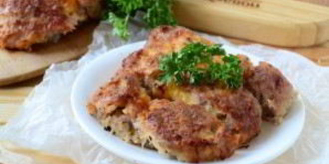 Рецепт сытных фрикаделинов с начинкой