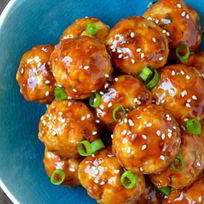 Рецепт Запеченых куриных фрикаделек терияки