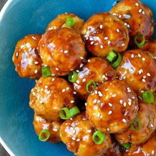 Рецепт Запеченых куриных фрикаделек терияки