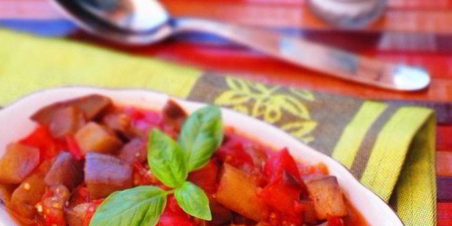 Рецепт гарнира из баклажанов