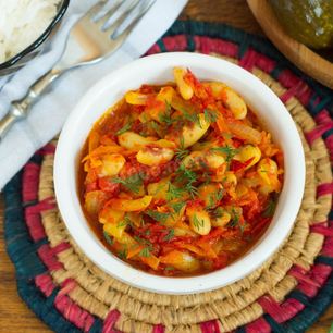 Рецепт Гарнира из фасоли