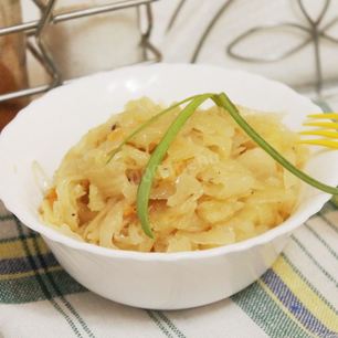 Рецепт Гарнира из капусты белокочанной