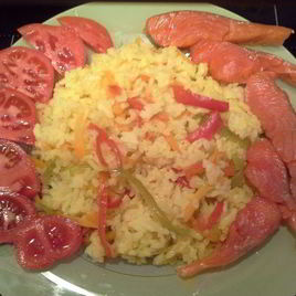 Рецепт Быстрого риса с овощами