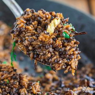 Рецепт Чечевицы черной на сковороде