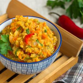 Рецепт Чечевицы с овощами