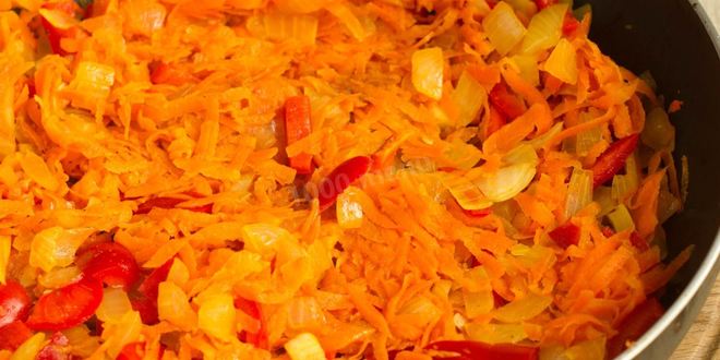 Рецепт чечевицы с овощами