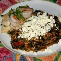 Рецепт Греческого риса со шпинатом