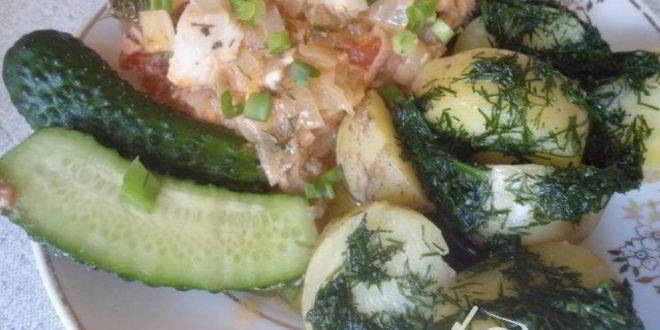 Рецепт картофеля отварного, сермяжного