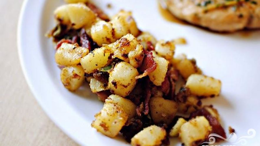 Рецепт картофеля с беконом