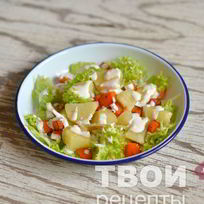 Рецепт Картофеля с тыквой под сырным соусом