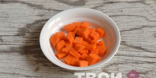 Рецепт картофеля с тыквой под сырным соусом