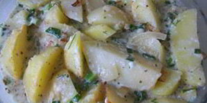 Рецепт картошки в духовке со сметаной и сыром