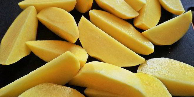 Рецепт лимонного картофеля с луком