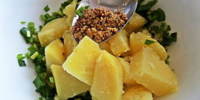 Рецепт лимонного картофеля с луком