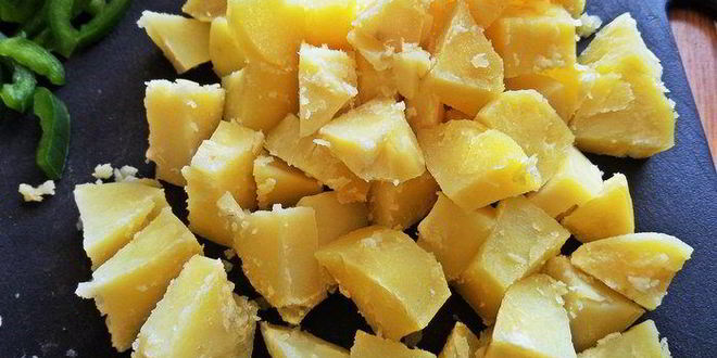 Рецепт лимонного картофеля с луком