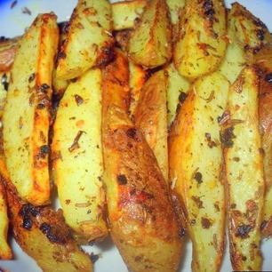 Рецепт Постного картофеля по деревенски