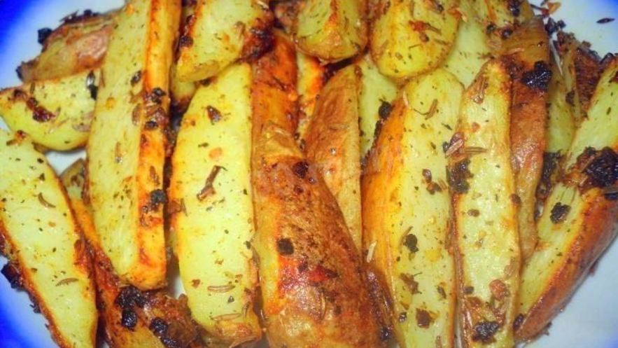 Рецепт постного картофеля по деревенски