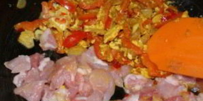 Рецепт риса по-тайски с курицей