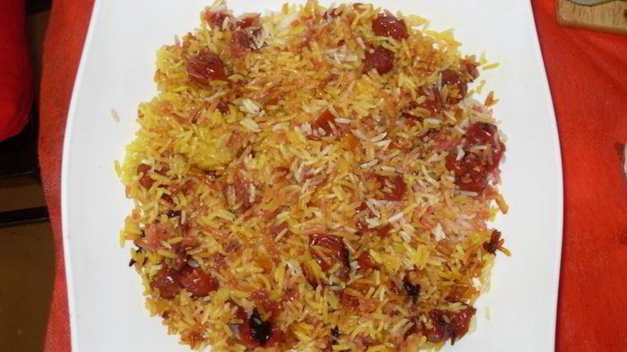 Рецепт риса с черешней