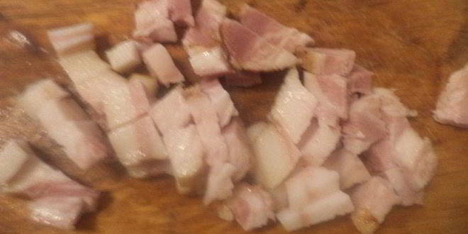 Рецепт риса с фасолью и беконом