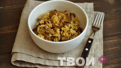 Рецепт Риса с грибами в мультиварке