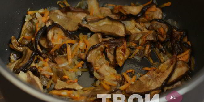 Рецепт риса с грибами в мультиварке