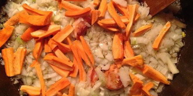 Рецепт риса с курицей и чечевицей