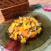 Рецепт Риса с морковкой, цуккини и апельсином