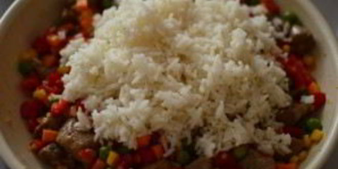 Рецепт риса со свининой