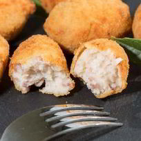 Рецепт Сытных картофельных крокетов с ветчиной