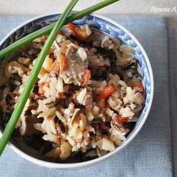 Рецепт Трехцветного риса с уткой